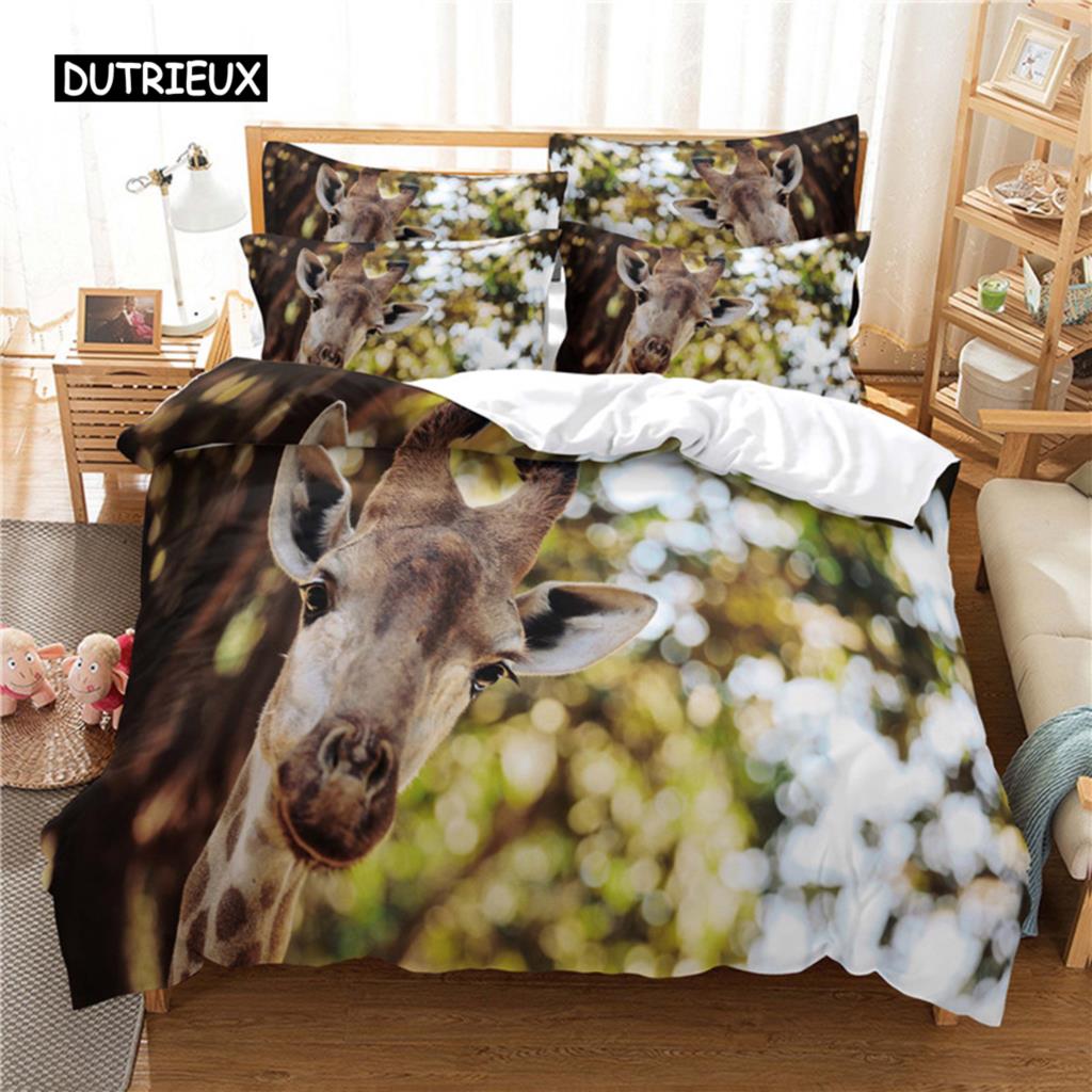 Tiere Bettwäsche-Set Bettbezug-Set 3D-Bettwäsche Digitaldruck Bettwäsche Queen-Size-Bettwäscheset Modisches Design