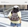 1Pc New Ethnic Style Multi-pocket Backpack Female Mori Foreign Style Large Capacity Canvas Schoolbag Casual Outdoor Small Backpack