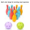 Bowling-Spielzeugset für Kinder, Bowlingspiele für drinnen und draußen, für Kinder, Jungen und Mädchen