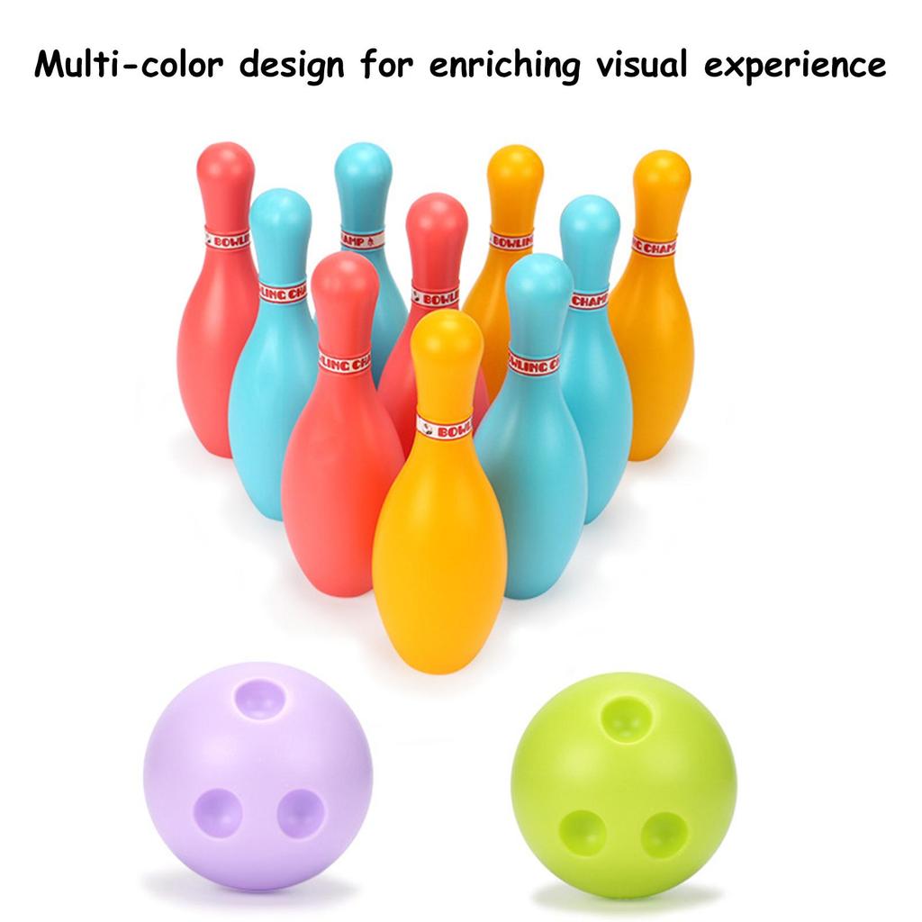Kids Bowling Toy Set Indoor Outdoor Bowling Games for Children Boys Girls