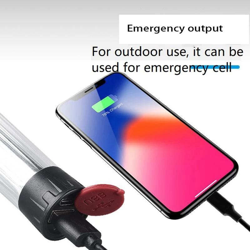 5PCS  Mini Portable LED Outdoor Camping Lantern Emergency Light Echargeable Torch Light With Magnetic Base Camp Gear