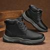 Winter new snow boots outdoor fashion leisure sports warm men's shoes winter wear-resistant cotton boots men