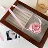 2PCS Elegant Rose Curtain Tieback Multi-function Curtains Tie Rope Ribbon Curtain Buckle  Decoration