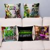 P-Plants-vs Cartoon Z-ZombieS Pillowcases Home Bedding Decorative Pillow Cover Wedding Super Soft Pillow Case