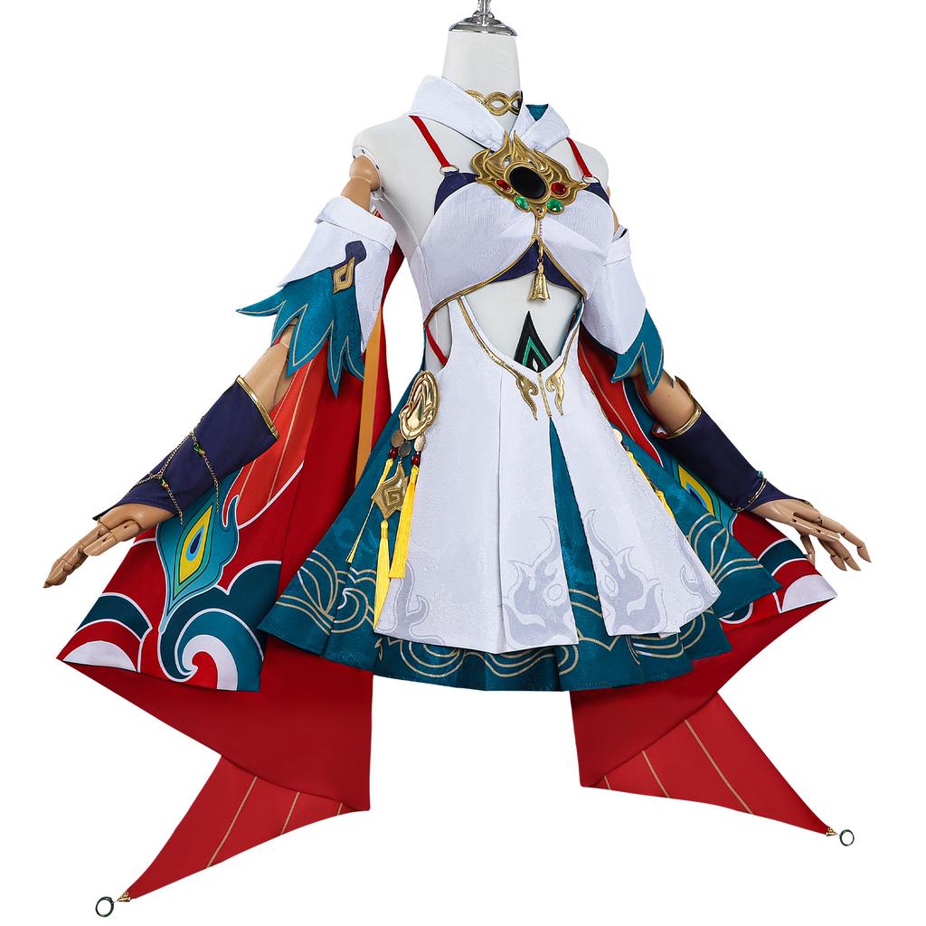Rail Star Honkai Yunli Cosplay Costume Game Character Hallowmas Fashion Party