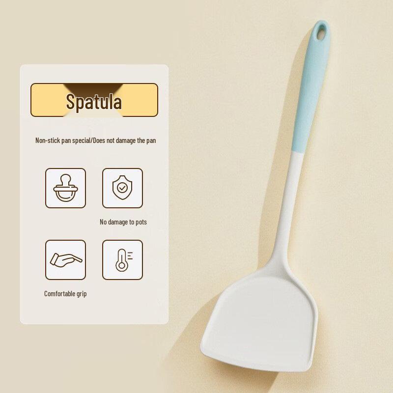 ZISIZ Dual-Color Non-Stick Spatula Set