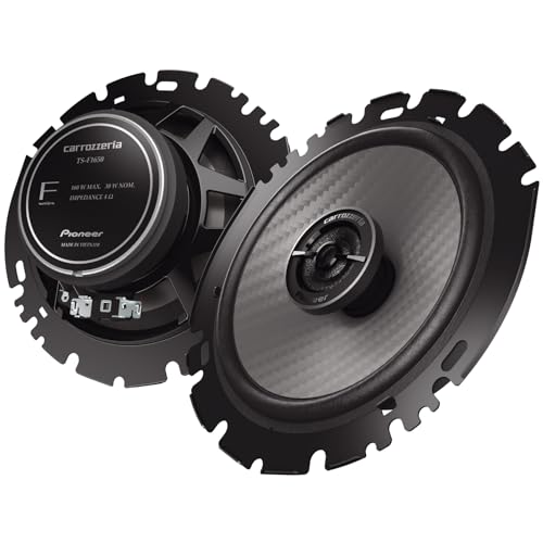 Pioneer TS-F1650 16см Коаксиальные 2-полосные динамики с индивидуальной посадкой, Высокое разрешение, Carrozzeria