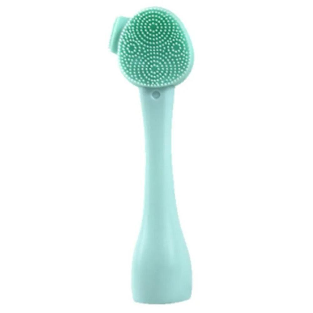 Soft Hair Silicone Facial Cleanser Brush Handheld Skin Care Tool Cleansing Brush  Deep Wash