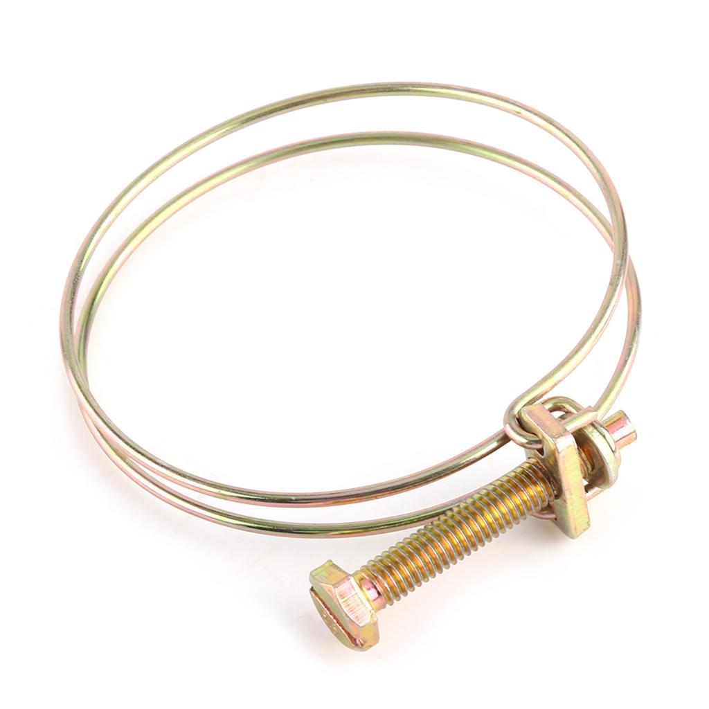 Steel Adjustable Screw Clamp Water Hose Pipe Clip Hoop Plumbing (59mm64mm)