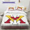 Vmi Keydets Pattern Bedding Set Quilt Cover Pillowcase Home Decor Gift (1 * Duvet Cover + 2 * Pillowcase, Without Core)