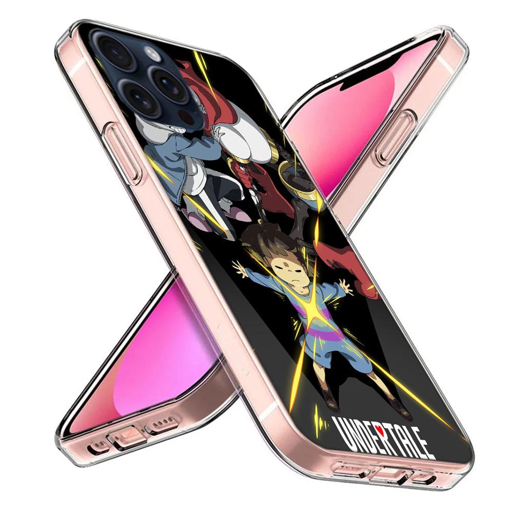 Chapter art Undertale Clear Phone Case For Iphone 17 Air 16 Pro Max 15 Pro 14 Plus 17E 16E 11 13 12 Mini Cover Cases Fundas Cell