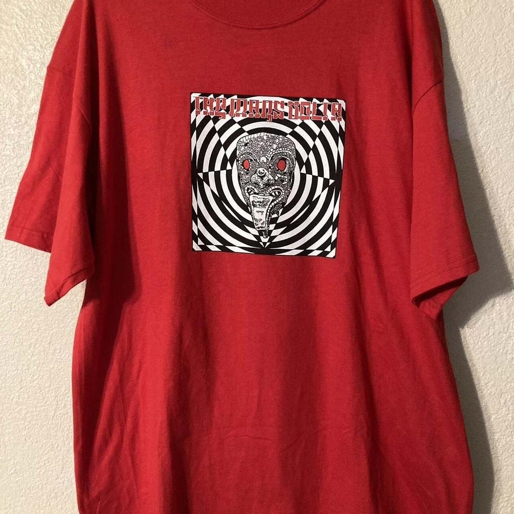 Maglietta Rossa Banda The Mars Volta Taglia Completa S-5XL NI935