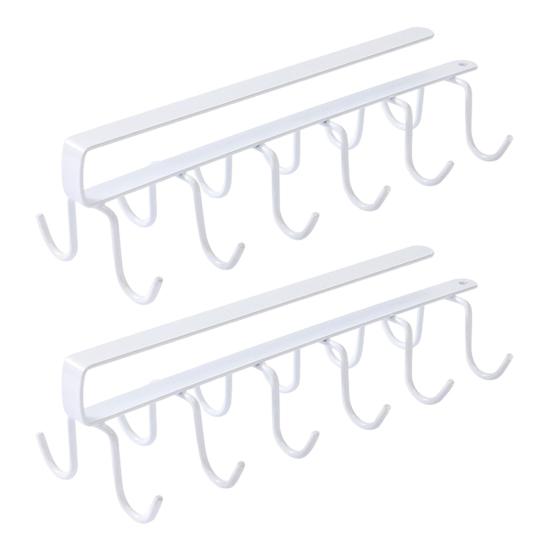 1/2Pcs Kitchen Utensil Rack Carbon Steel Ventilated Design High Load-Bearing Capacity Utensil Stand Hanging Cabinet Organizer