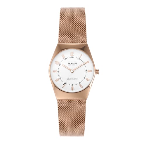 

Skagen Grenen Lille Solar Powered Watch SKW3078 Women s Pink Gold