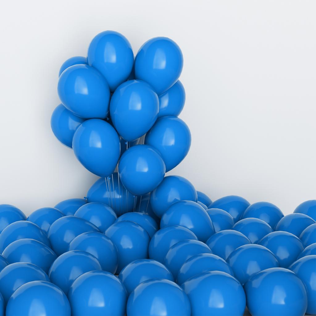 10ks Sada 5palcových černých latexových latexových párty balónků na narozeninovou oslavu Párty balónky Narozeninové balónky Latexový balónek