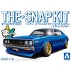 Aoshima Bunka Kyozai (AOSHIMA) 1/32 The Snap Kit Series Nissan C110 Skyline GT-R Custom (Metallic Blue) Pre-Colored Plastic Model No. 18-SP4