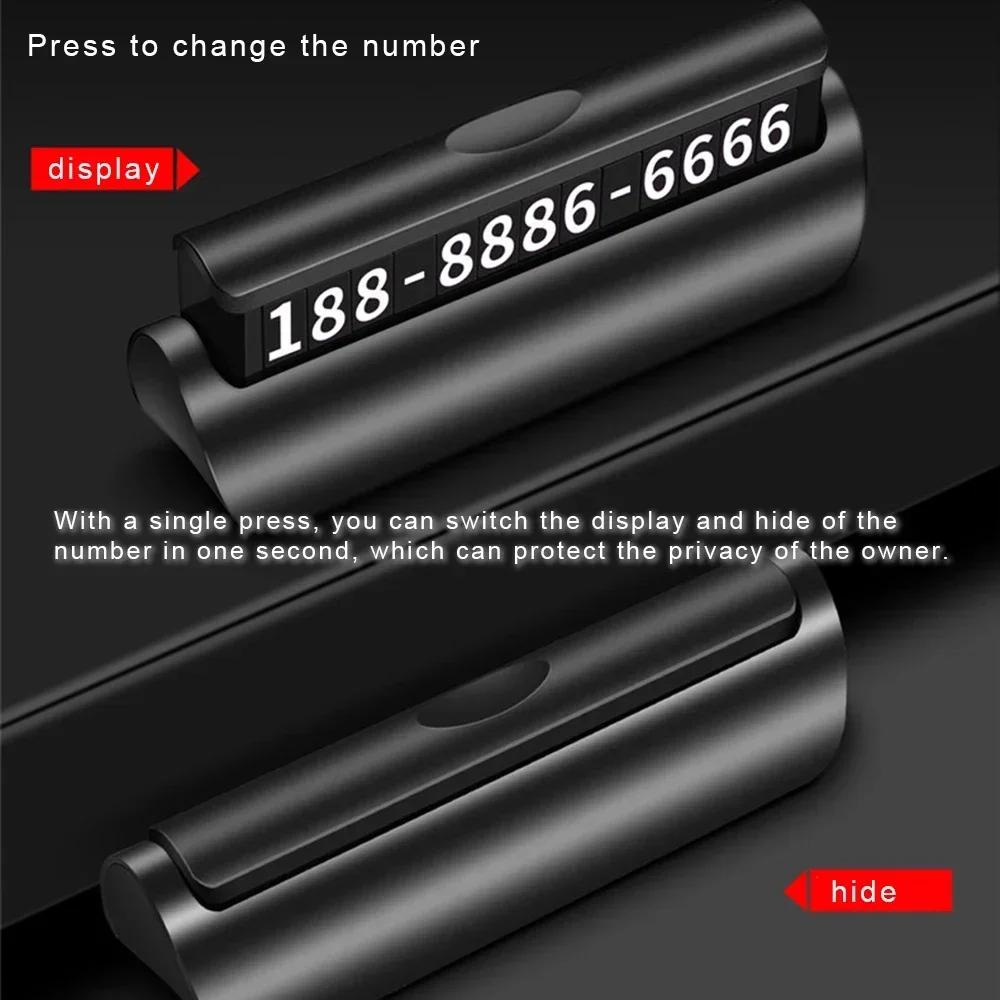New Car Temporary Parking Card Temporary Parking Phone Number In The Car Parking License Plate General Car Phone Number Plate