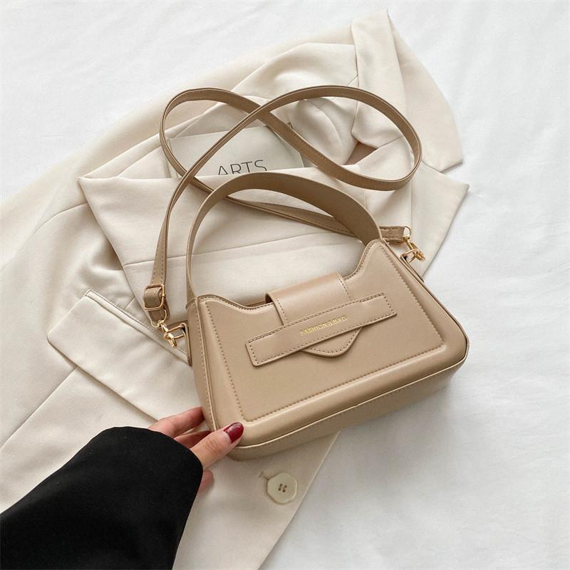 

Stylish Handheld Bag Fashion Forward Small Square Purse Trendy Casual Womens Accessory хакі