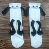 Cute funny lady tube socks magnet magnet fashion couple hand socks