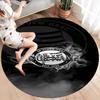 Sk Sturm Graz Crest Custom Name Round Area Rug Carpet Rug For Living Room Bedroom Sofa Playroom Decor Nonslip Floor Mat