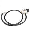 0-90PSI CO2 Mini Gas Regulator 5/16in Gas Line Assembly Pressure Gauge Ball Lock Accessory Kit