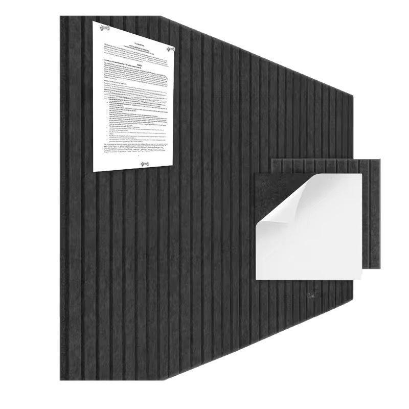 Striped Polyester Sound Absorption Board for Office, Cinema, or Piano Room