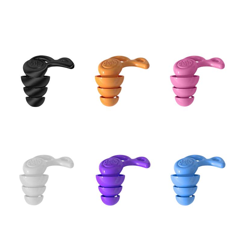 3 Layers Ear Plugs For Sleep Noise Reduction And Muting Silicone Earplugs Reusable Hearing Protection Sound Blocking Earplugs