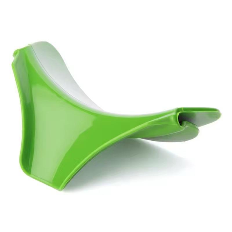 

Креативный силиконовый носик для супа, защищающий от проливания, воронка для кастрюль, сковородок, мисок, банок, кухонных гаджетов, дефлекторов, инструментов зелёный