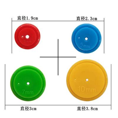 4/8pcs/set Seam Allowance Wheel for Tailor Scanning Line Round Seam DIY Patchwork Sewing Scribing Tracing Quilting Seam Marker