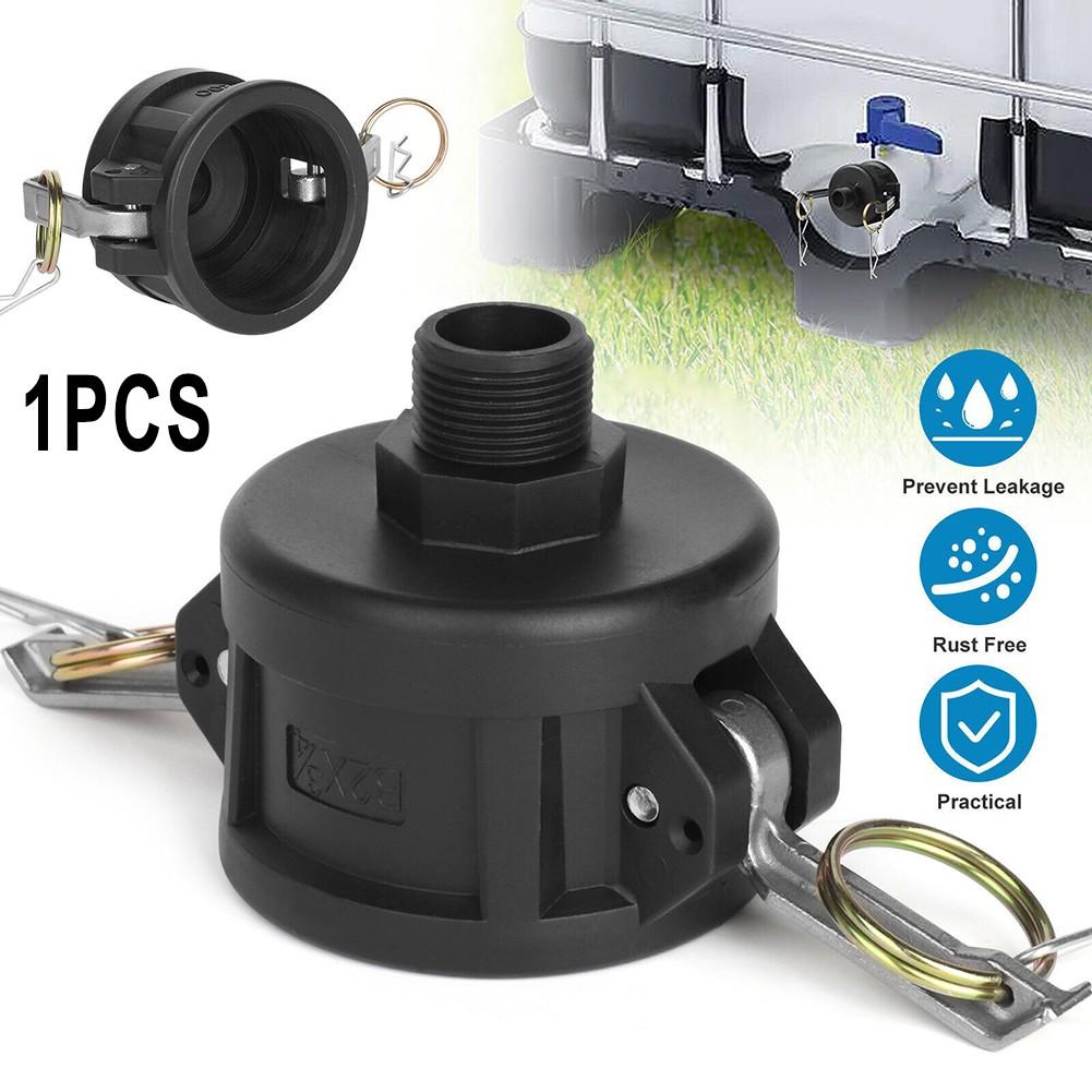 275 330 Gallon IBC Tote Water Tank Drain Adapter 2"Cam Lock for Garden Hose 3/4"