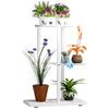 Plant Stand Indoor, Tiered Plant Stand for Indoor Plants, Corner Flower Stand for Living Room, Multi-Layer Metal Frame Plant Shelf (3/4/5/6/7/8 Tiers)