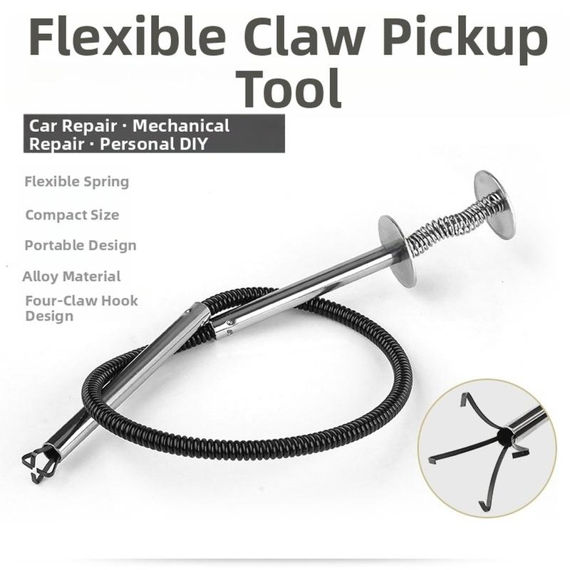 Car Repair Flexible Magnetic Pickup Tool With Claw For Machinery Maintenance Retrieve Dropped Metal Parts