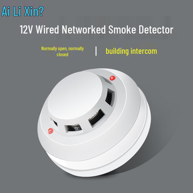 12/24V Wired Smoke and Fire Detection Alarm System Contact Support