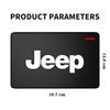 PVC Car Emblem Non-Slip Mat Dashboard Mobile Phone Pad For Jeep Renegade Compass Grand Cherokee Patriot Liberty Wrangler Rubicon