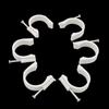 Wen Si Tan PVC Round Steel Nail Cable Clips