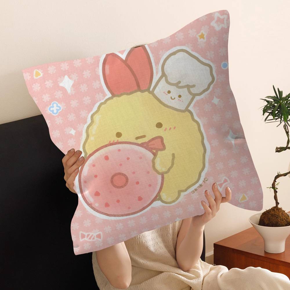Japan S-Sumikkogurashi Cute Cushion Cover Pillow Cover Decor Pillowcase Printed Cushion Case for Couch