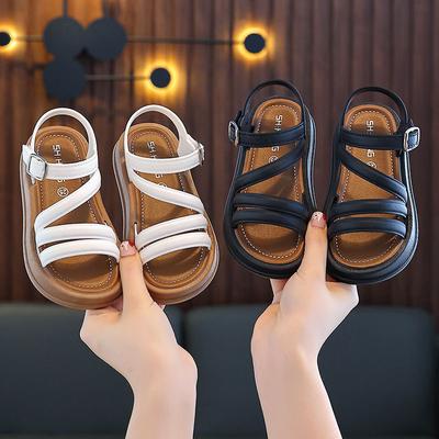 Girls' Sandals 2025 New Princess Shoes Soft Soled Sandals Summer Sandals Beach Sandals