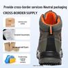 Ozone High-Top Water-Repellent Steel Toe Safety Shoes, Wear-Resistant, Anti-Smash, Anti-Puncture, Soft Sole for Comfortable Work.