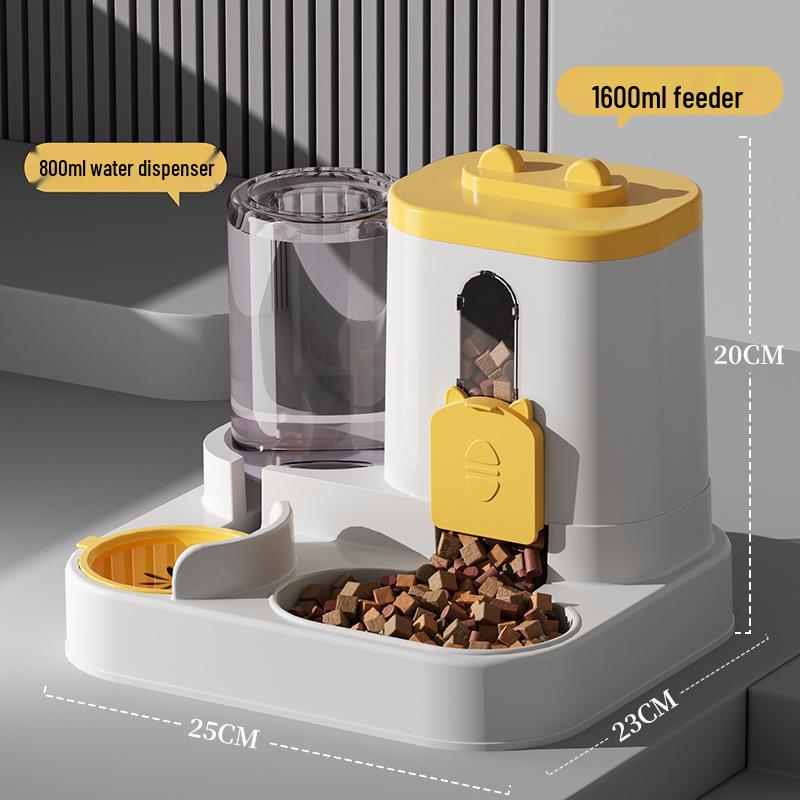 

Автоматическая кормушка и поилка для домашних животных комбо: Диспенсер для корма для кошек и собак с миской