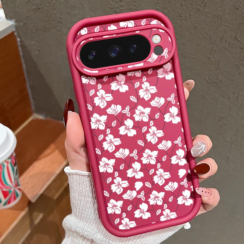 

Мягкий силиконовый чехол с рисунком розы для Google Pixel 9 8 Pro Xl 8a, противоударный матовый защитный чехол для линз от падения Google Pixel 8A