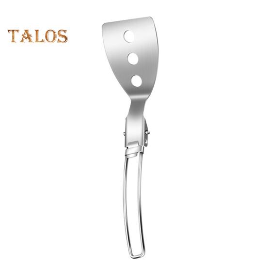 

Складной набор посуды из нержавеющей стали с запирающейся ручкой, портативная лопатка для кемпинга, ложка, лопатка для путешествий, приготовления пищи, походов, барбекю, пикника, посуда A