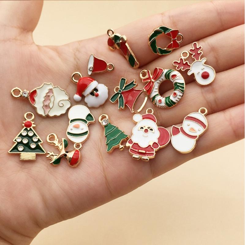 Unique 38 pcs Mix Christmas Pendant Lovely Decoration DIY Pendant Decoration