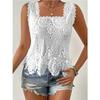 Women's Boho Floral Lace Camisole Top With Lining For Casual And Vacation Wear