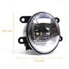 LED Fog Lamp For Toyota Sienna    2024 Front Bumper Fog Light Driving Lamp Assembly High Power 12V
