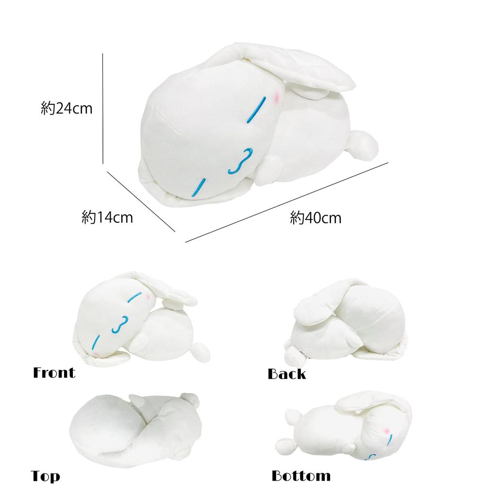 MORIPiLO Morishita Sanrio Cinnamoroll Body Pillow M 45cm Large Stuffed Cushion Character Goods Pillow Cinnamon White 4620756 Approx. Co-sleeping