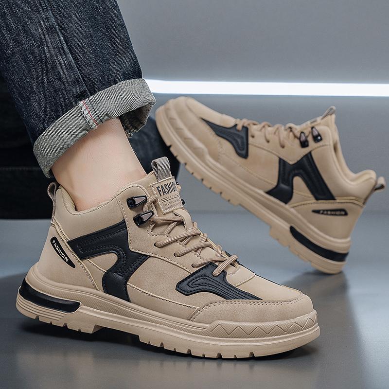 Men's fashion breathable four seasons casual sneakers light soft-sole outdoor speed running shoes students racing sports shoes