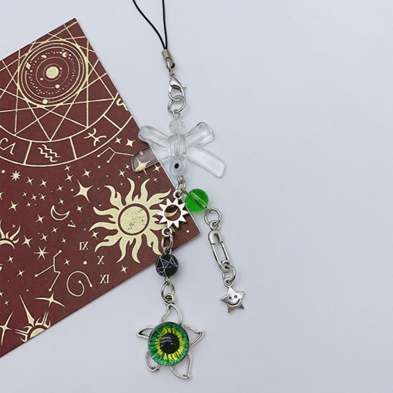 Y2k Style Phone Lanyard Strap Cute Bag Charm Phone Pendant Anti Lost Phone Chain Alloy Material Suitable for Phone Bag