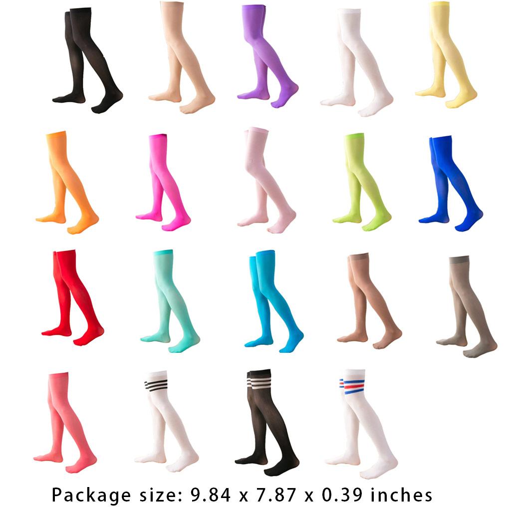40 Daily High Attractive for Stockings Pair Socks Cosplay Elasticity Personality Knee Women 1 Thigh cm Overknee JK Wear
