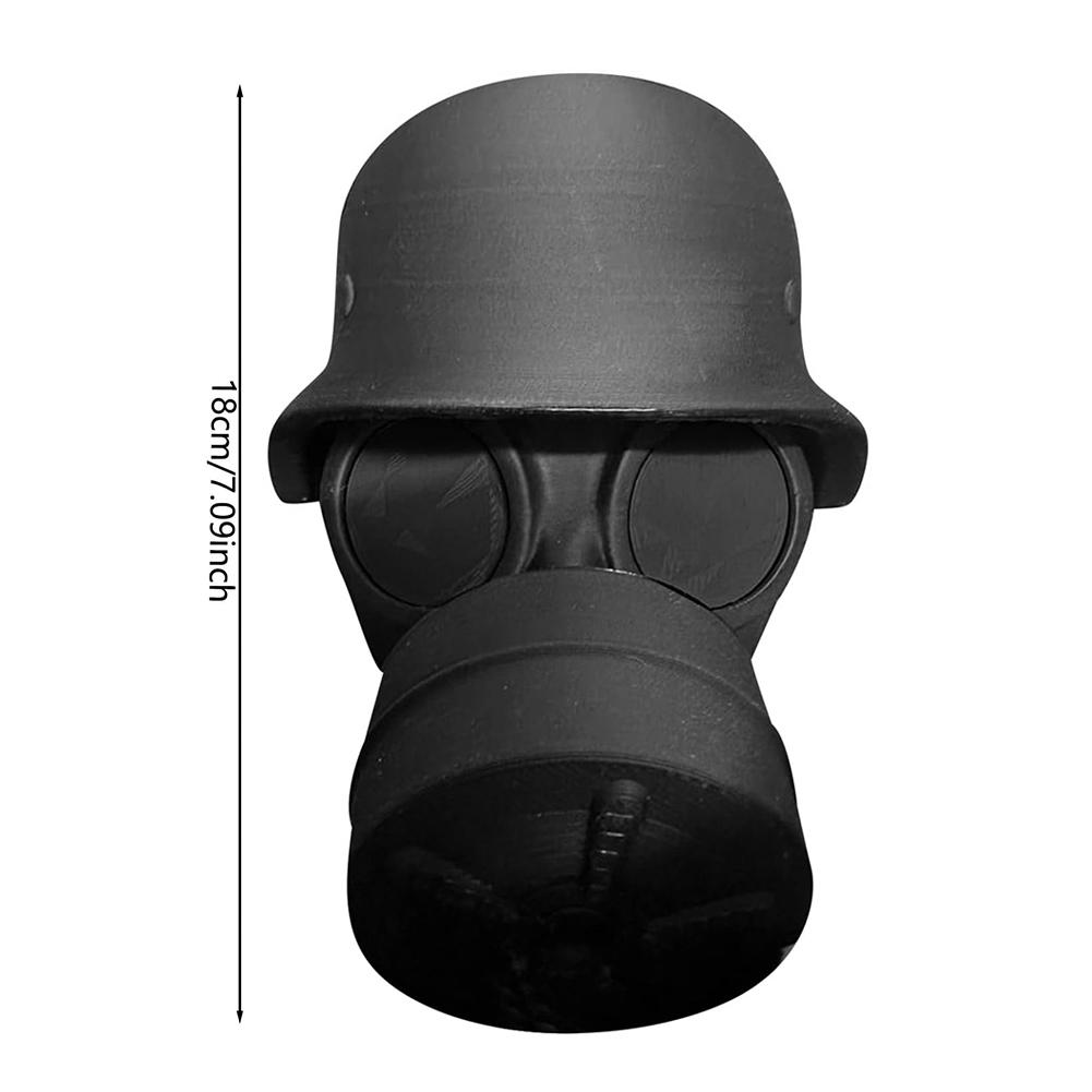 Fun Gas Mask Helmet Cover Cap for Trailer Coupling Dust Headgear Towball Hitch Secure Hook Protector for Cars Caravan Decoration