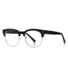 Transparent Gray Frame Anti Blue Rays Photochromic Oval Optical Spectacles For Prescription Shortsighted Hyperopia Eyeglasses